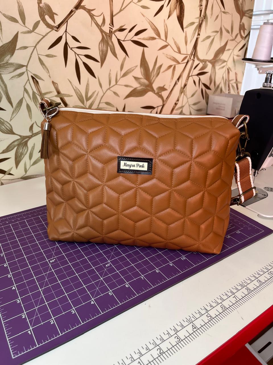 ✨Bolsa Mayra Rosa "Clarice Marrom"✨