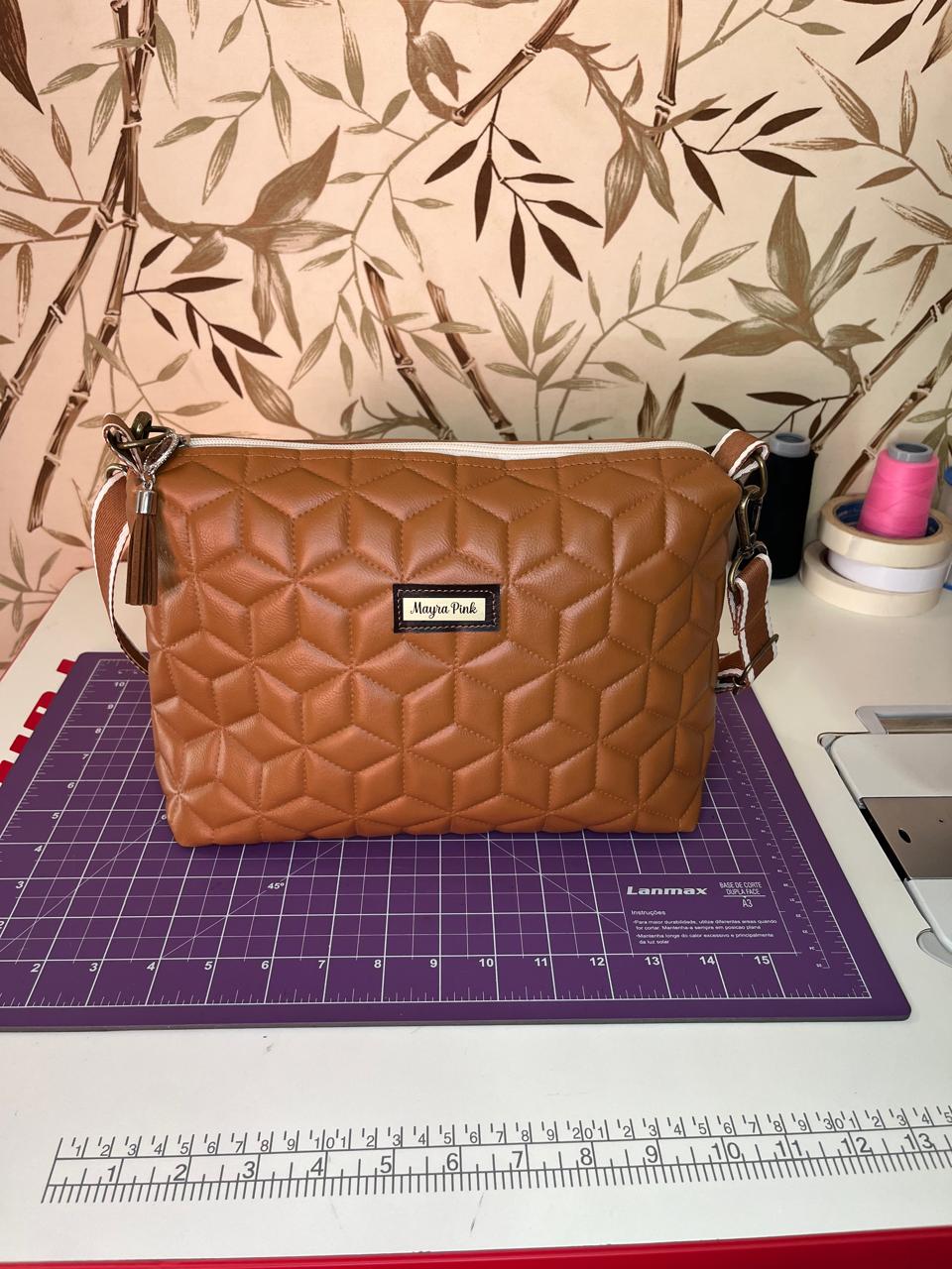 ✨Bolsa Mayra Rosa "Clarice Marrom"✨