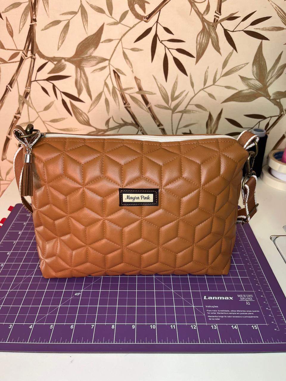 ✨Bolsa Mayra Rosa "Clarice Marrom"✨