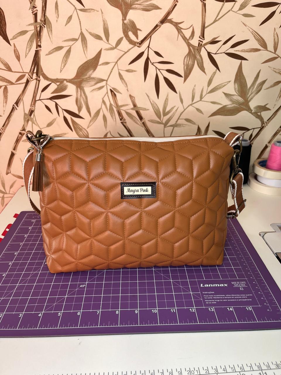 ✨Bolsa Mayra Rosa "Clarice Marrom"✨