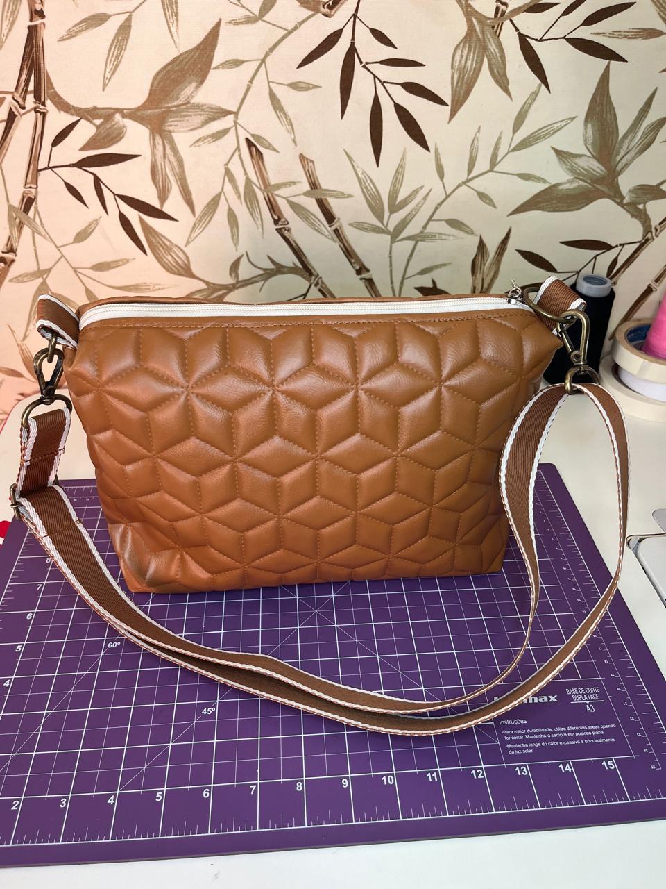 ✨Bolsa Mayra Rosa "Clarice Marrom"✨