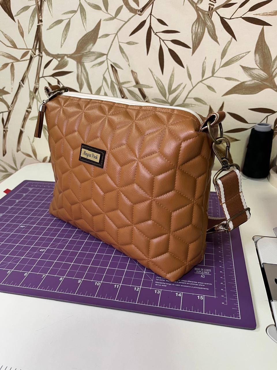 ✨Bolsa Mayra Rosa "Clarice Marrom"✨